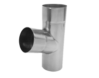 Тройник трубы, цинк-титан, d-90 мм, Aquasystem