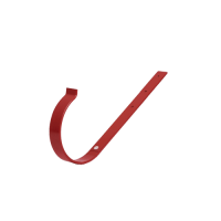 Держатель желоба прямой, d-125 мм, красный, BRYZA